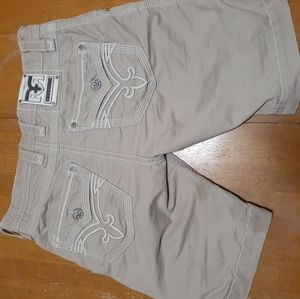 Rock Revival Khaki Shorts